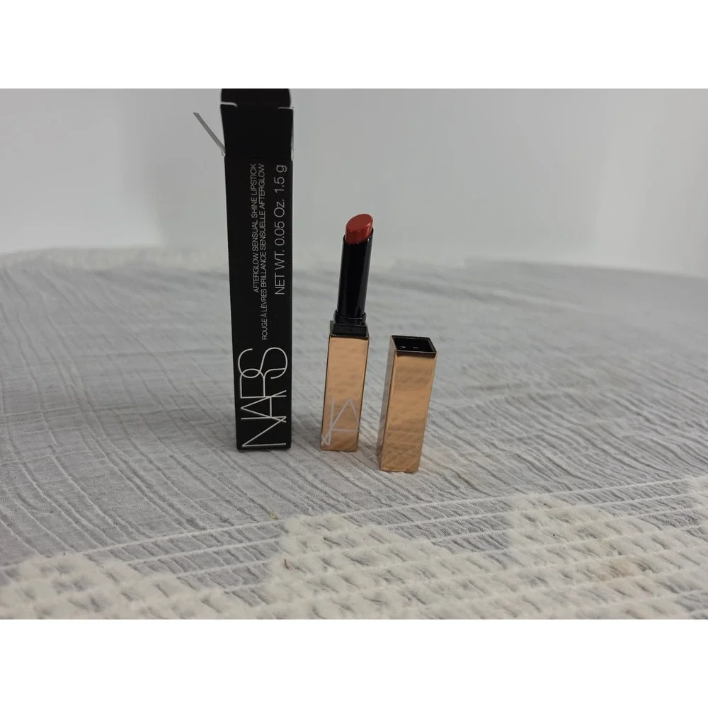 NARS Afterglow Sensual Shine Lipstick Rose Gold Case 0.05 Oz 1.5g
